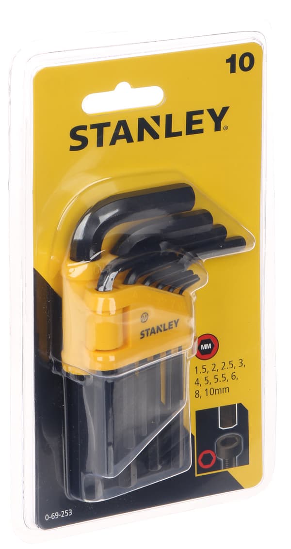 STANLEY ST-0-69-253 UNBRACON-NØGLE SÆT