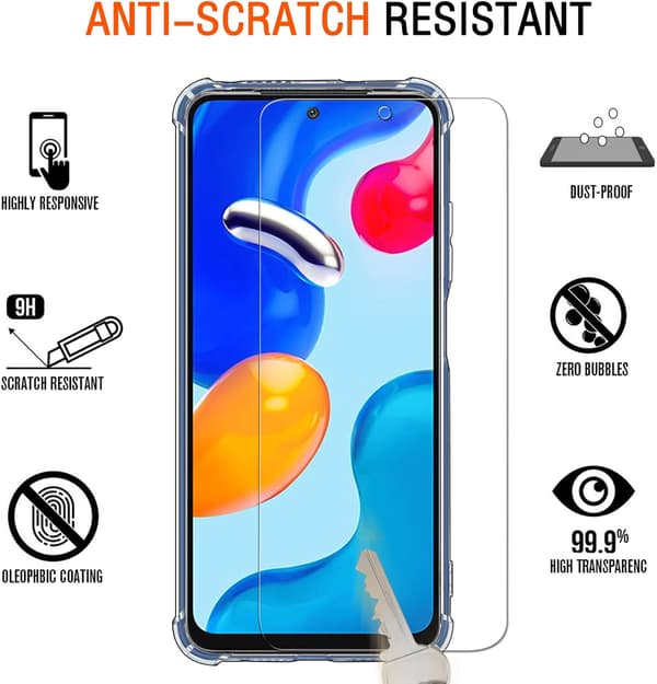 ETUI TIL XIAOMI REDMI NOTE 11 PRO/REDMI NOTE 11 PRO+ 6,67" 2xHÆRDET GLAS