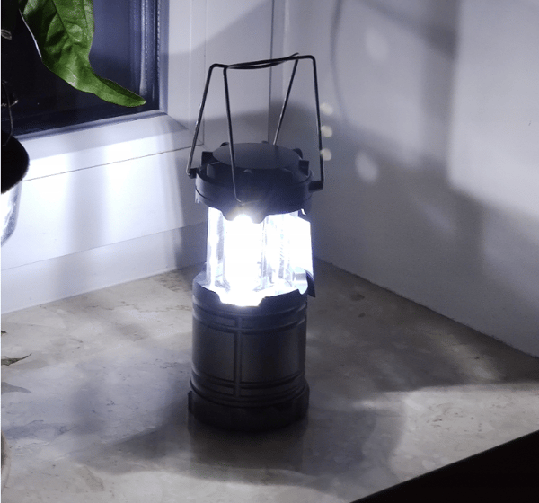 TD Campinglampe Sammenklappelig Vandrelygte Stor