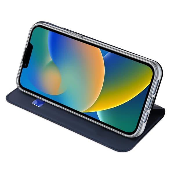 Dux Ducis Skin Pro Hölsterfodral med Flip iPhone 14 Plus Blå