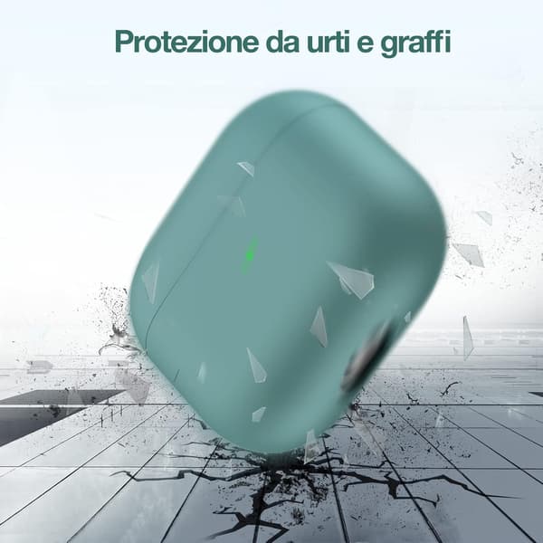 FODRAL TILL APPLE AIRPODS 3 GEN GRÖNT SOLID, HÅLLBART, SKYDDANDE