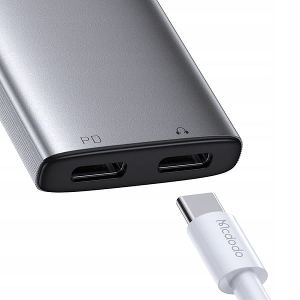 MCDODO ADAPTER 2X USB-C ADAPTER USB TYP C KABEL FÖR SAMSUNG APPLE MED DAC