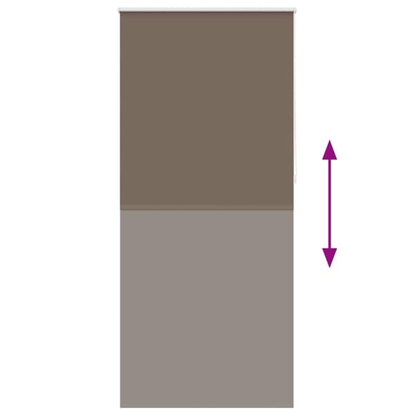 Solsejl 100 x 230 cm kaffe