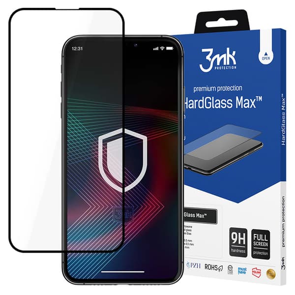 Apple iPhone 13/13 Pro/14/16E - 3mk HardGlass Max Sort