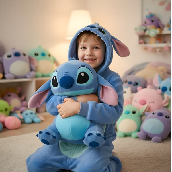 Lilo & Stitch Kigurumi Pyjamas Kostume 115-125cm