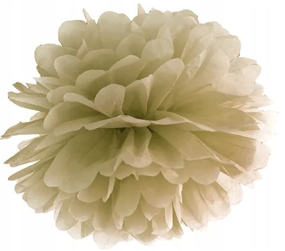 Paperipompom, kulta, 35 cm, 1 kpl