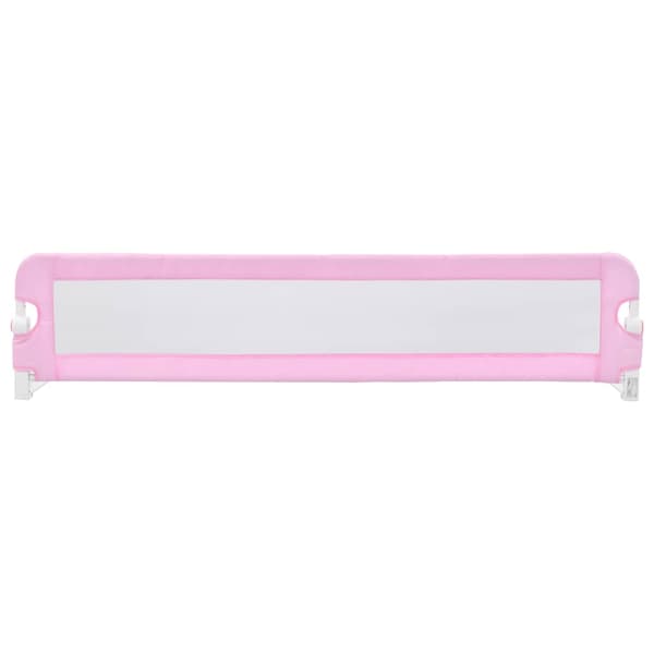 vidaXL Spjälsängsstång rosa 180x42 cm polyester