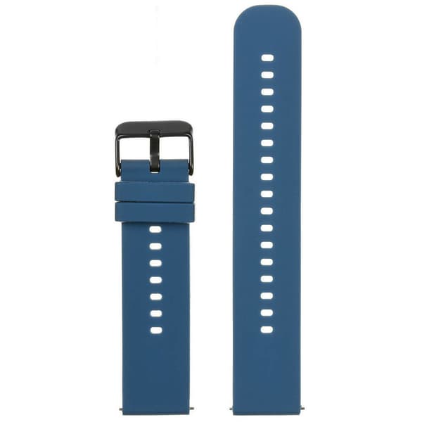 Gummiband till U27 klocka - marinblå/svart - 20mm