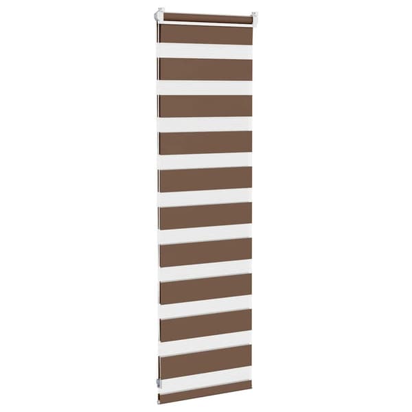 vidaXL Zebra rullegardin, birk, stofbredde 40,9 cm, polyester
