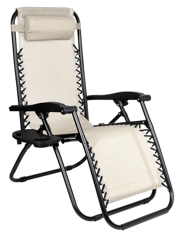 Orion Zero Gravity -puutarhatuoli, vaalea beige