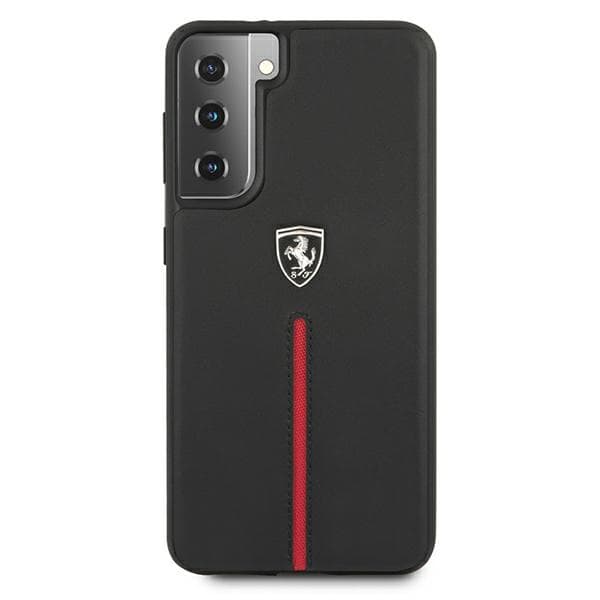 Ferrari FEOSIHCS21SBK S21 G991 sort/sort hårdt etui Off Track læder nylon stribe