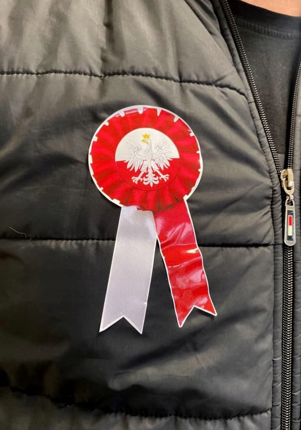 Puolalainen kotka -tarra Cotillion 1 kpl.