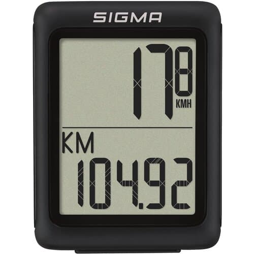 Sigma BC 5.0 ATS Trådløs Cykelcomputer Sort 5 Funktioner