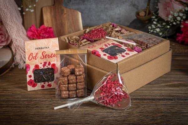 Gaveæske til Kvindernes Dag Valentinsdag te chokolade slik boks