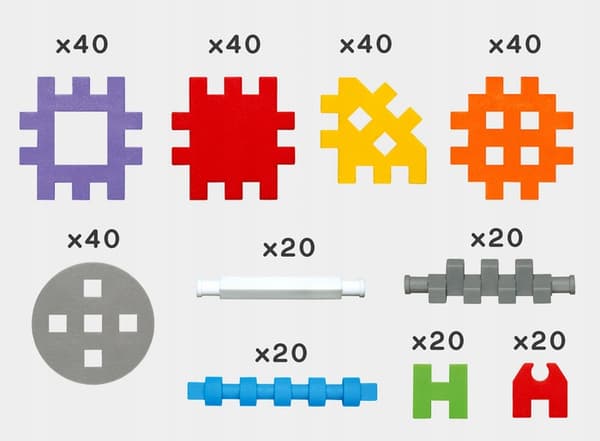 Marioinex Wafers Mini Constructor-klodser, 500 stk.