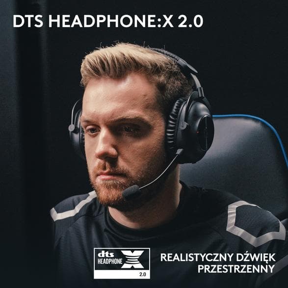 Logitech G Pro X2 Lightspeed — trådlöst spelheadset (svart)