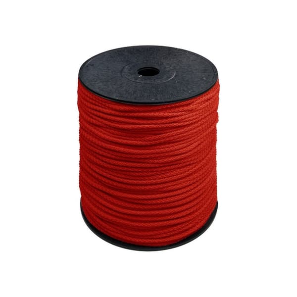 PUNAINEN PUNOTTU POLYPROPEENINAUHA 3 MM - 10 MB
