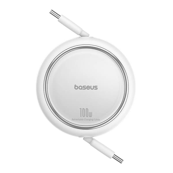 Baseus Free2Draw USB-C til USB-C kabel, PD, 100W, 1m (hvid)