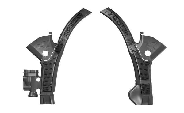 RACETECH (RTECH) 2025/12 FRAME GUARDS (SET) BI-MATERIALE SUPER GRIP STARK FUTURE VARG SMX1 '23-'25 SORT