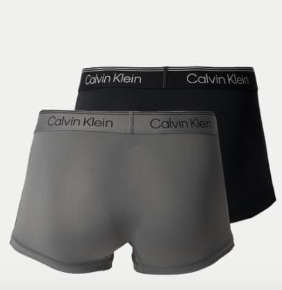 Calvin Klein herr logotyp boxershorts 2-pack S vit