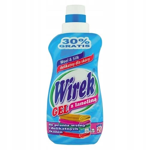 Wirek ulltvättgel med lanolin 1 l