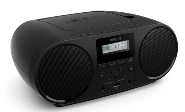 Philips AZB798T/12 bærbar radioafspiller sort