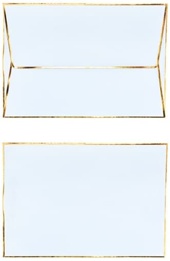 Kort med pappanål 10,5x14,8 cm