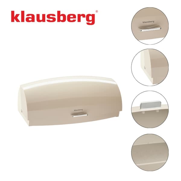 Brødkasse, stålbeholder til brød, KLAUSBERG KB-7932