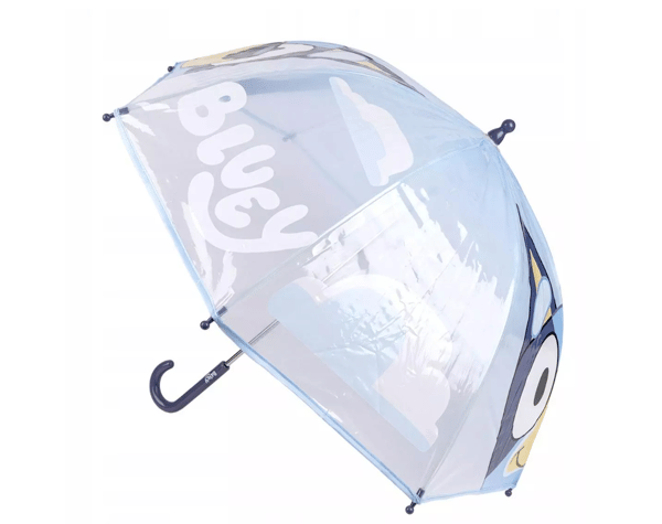 Blå Transparent Paraply Blå - 1202