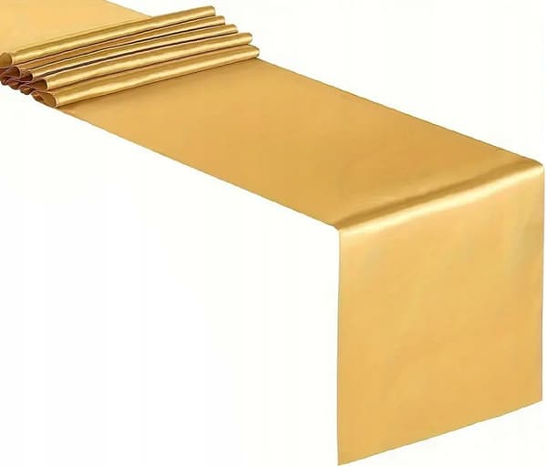 Slät satin, guld, 36 cm x 9 m, 1 st.