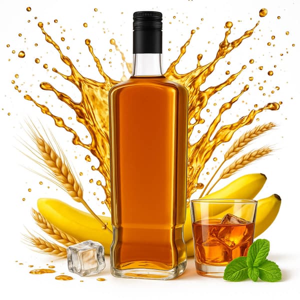 JACK WALKER lasipullo 700ml + korkki viskille MOONSHELL ALCOHOL 0.7l