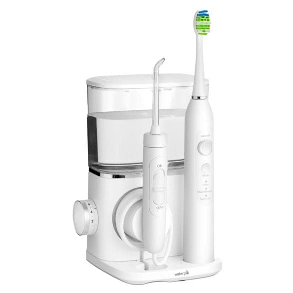 Irrigator med sonisk borste WATERPIK CC-04 + 7 spetsar Vit