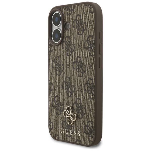 Guess 4G Small Classic Logo MagSafe-etui til iPhone 17 Brun