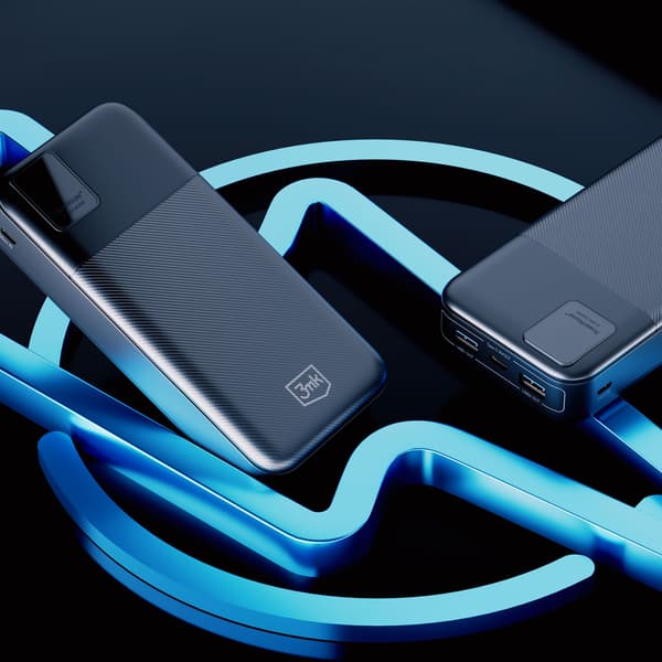Tilbehør - 3mk PowerHouse 20.000mAh 22,5W USB 2A1C1M-Sort
