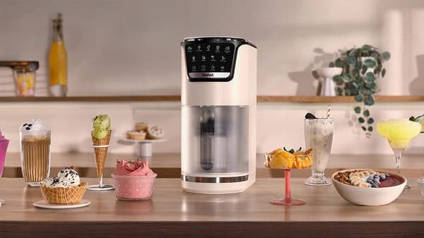 TEFAL Dolci IG602AE0 Vit glassmaskin