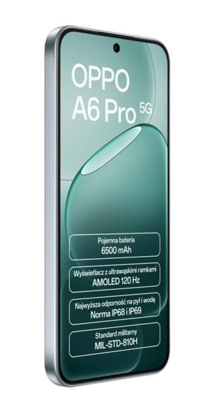 Smartphone OPPO A6 Pro 5G 8 GB/256 GB Grå