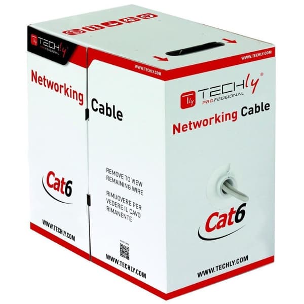 TECHly U/UTP CAT6 305m Gigabit Ethernet-netværkskabel