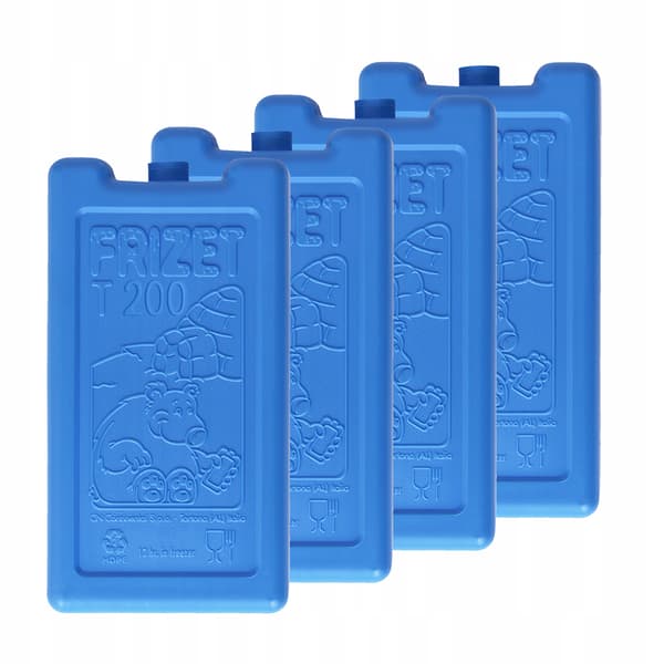 Køleindsatser til rejsekøletasker, termopose, 4x200 ml
