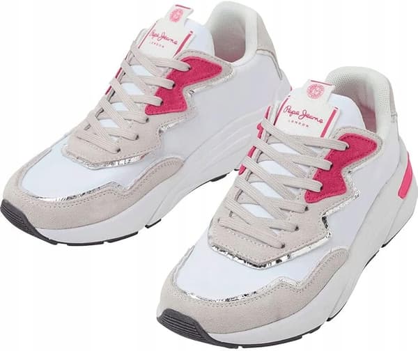 Pepe Jeans Arrow Light Hvide Sportssko Dame Lav 36 AWE