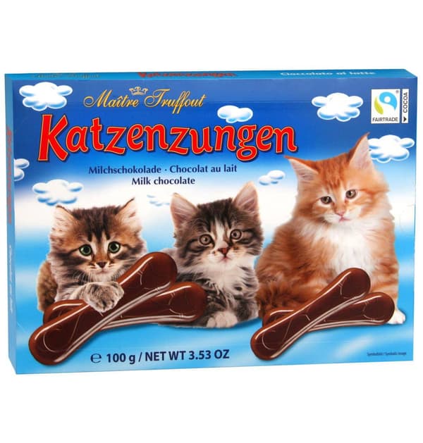 MaitreTruffout Kattunga Mjölkchoklad 100 g