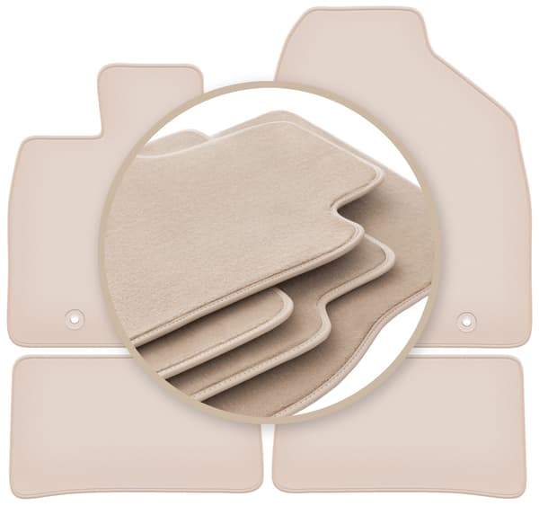 Bilmåtter PREMIUM beige til: Lexus CT 200H hatchback 2010-2020