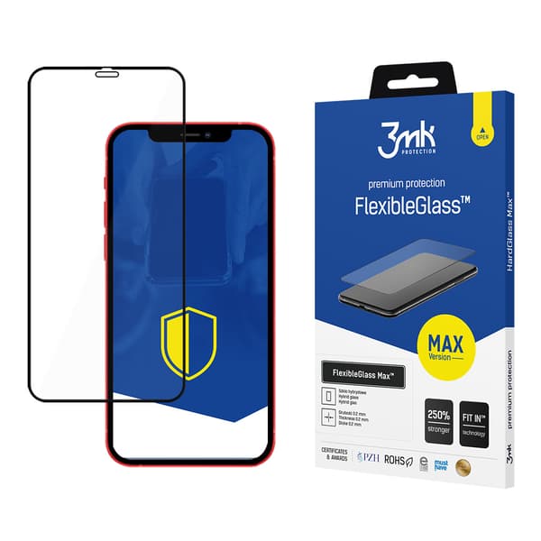 Apple iPhone 12 Pro Max - 3mk FlexibleGlass Max Sort