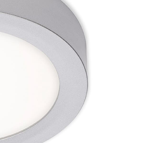 TAKLAMPA - YTMONTERAD - SILVER - LED 12W - VARM