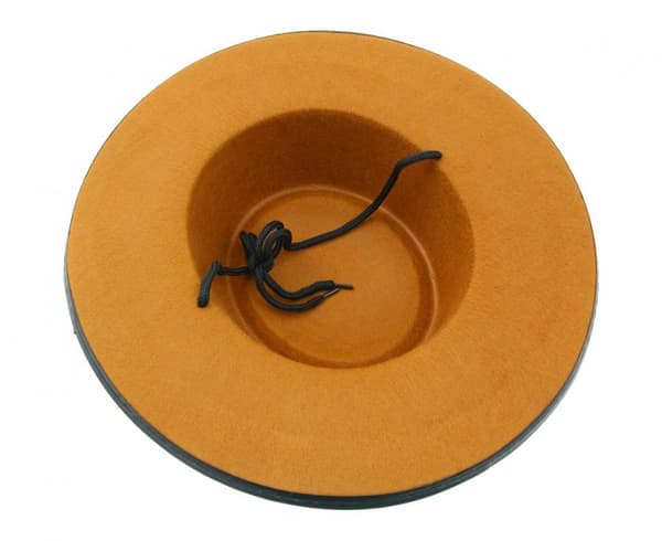 Sheriffens cowboyhat med stjerne, brun, 56 cm