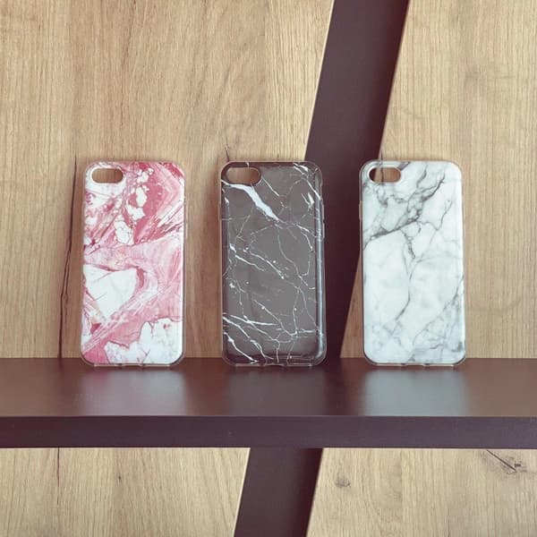 Wozinsky Marble Gel Cover til iPhone 13 Mini, Sort