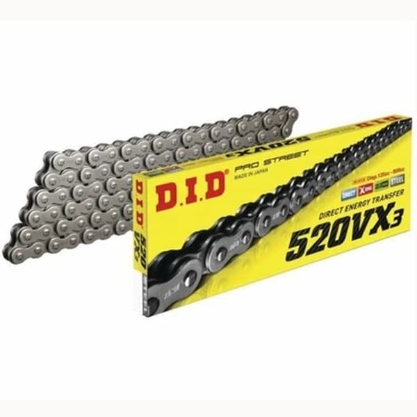 DID 520VX3-110 KÆDE (110 LED) X-RING (ÅBEN + RING)