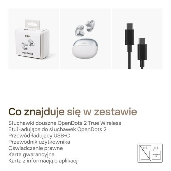 SHOKZ OpenDots 2 Air Hovedtelefoner Grå