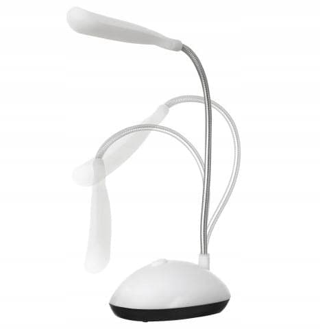 Batteridriven vit trådlös LED-bordslampa