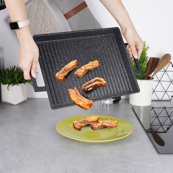 Granit grillplade GRANDE 43x26 cm
