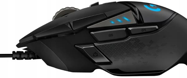 Logitech G502 Hero Gamingmus 16K dpi, 11 knapper, USB
